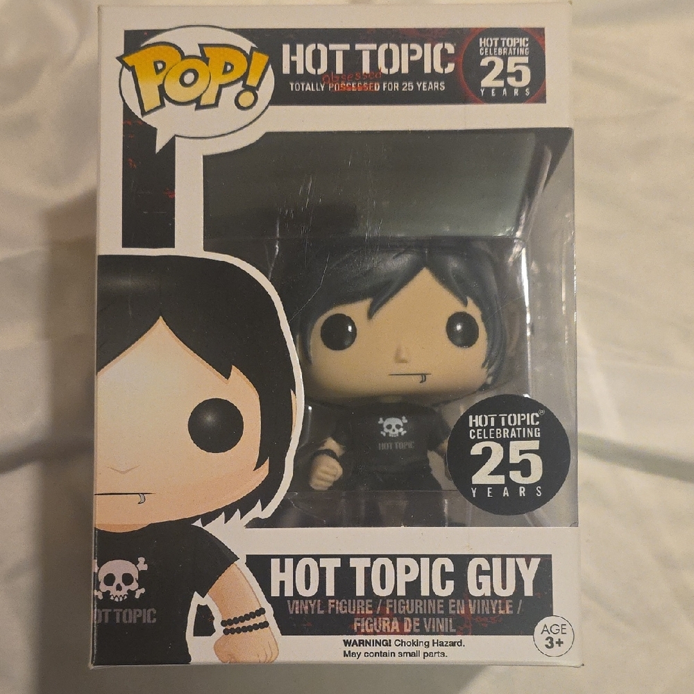 Hot Topic Exclusive Vinyl Figure with Black Hair